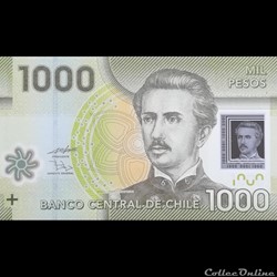 CHILI - P 161 A - 1000 PESOS - 2010