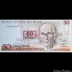 BRESIL - P 223 - 50 CRUZEIROS - 1990