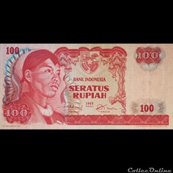 INDONESIE - P 108 - 100 RUPIAH - 1968