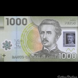 CHILI - P 161 G - 1000 PESOS - 2016