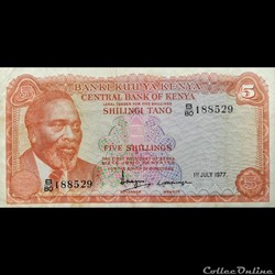 KENYA - P 11 - 5 SHILLINGS - 1977