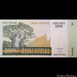 MADAGASCAR - P 90 C - 2000 ARIARY - 2014