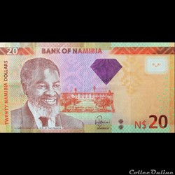 NAMIBIE - P 12 B - 20 NAMIBIA DOLLARS - 2013