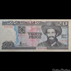 CUBA - P 118 B - 20 PESOS - 2000