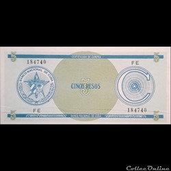 CUBA - P FX 13 (01) - 5 PESOS