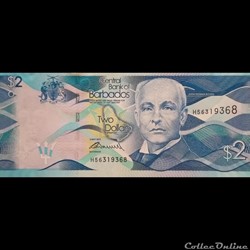 BARBADE - P 073 A - 2 DOLLARS - 2013