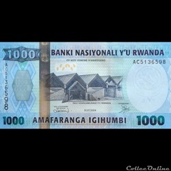 RWANDA - P 31 A - 1000 FRANCS - 2004