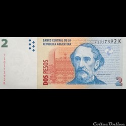ARGENTINE - P 352 (10) - 2 PESOS - 2002