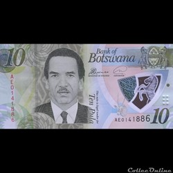 BOTSWANA - P 35 A - 10 PULA - 2018