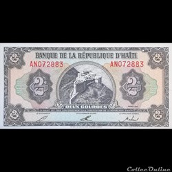 HAITI - P 260 - 2 GOURDES - 1992