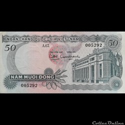 VIÊT NAM DU SUD - P 25 - 50 DÔNG - 1969