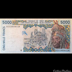 SENEGAL - P 713K I - 5000 FRANCS - 2002