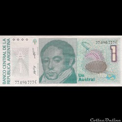 ARGENTINE - P 323 B (2) - 1 AUSTRAL - 1989