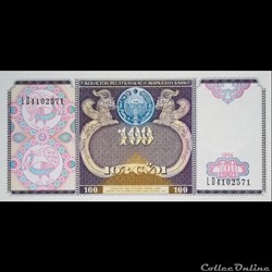 OUZBEKISTAN - P 79 - 100 SUM - 1994