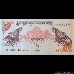 BHOUTAN - P 28 A - 5 NGULTRUM - 2006