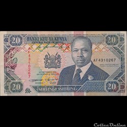 KENYA - P 31 A - 20 SHILLINGS - 1993