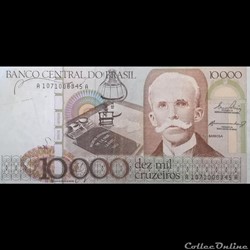 BRESIL - P 203 A - 10.000 CRUZEIROS - 1984