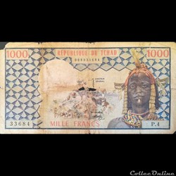 TCHAD - P 03 A - 1000 FRANCS - 1978