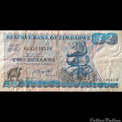 ZIMBABWE - P 01 A - 2 DOLLARS - 1980