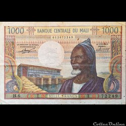 MALI - P 13 A - 1000 FRANCS - 1970
