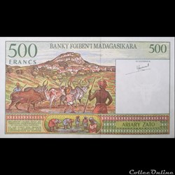 MADAGASCAR - P 75 A - 500 FRANCS - 1994