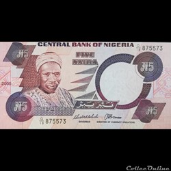 NIGERIA - P 24 I - 5 NAIRA -  2005
