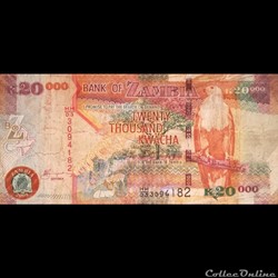 ZAMBIE - P 47 E - 20000 KWACHA - 2009