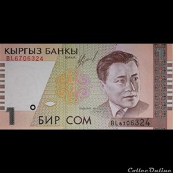 KIRGHIZISTAN - P 15 - 1 SOM - 1999