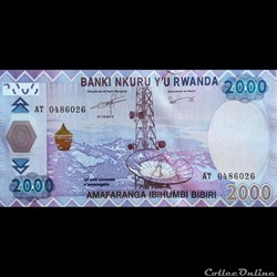 RWANDA - P 40 A - 2000 FRANCS - 2014