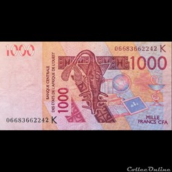 SENEGAL - P 715K A - 1000 FRANCS - 2003