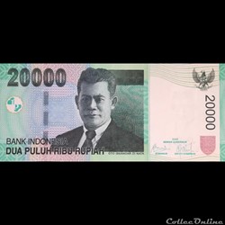 INDONESIE - P 144 F - 20.000 RUPIAH - 2009