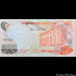 VIÊT NAM DU SUD - P 28 - 500 DÔNG - 1970