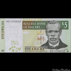 MALAWI - P 36 C - 5 KWACHA - 2005