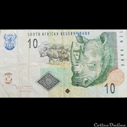 AFRIQUE DU SUD - P 128 A - 10 RAND - 2005