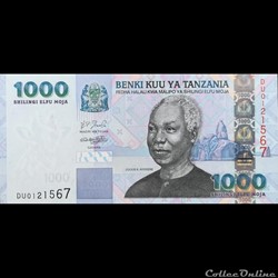 TANZANIE - P 36 A - 1000 SHILINGI - 2003
