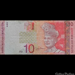 MALAISIE - P 46 - 10 RINGGIT - 2004