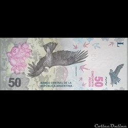 ARGENTINE - P 363 - 50 PESOS - 2018