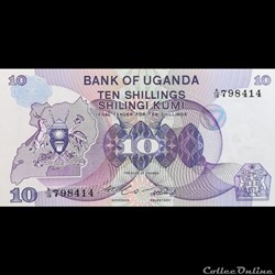 OUGANDA - P 16 - 10 SHILLINGS - 1982