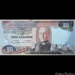 ANGOLA - P 101 - 100 ESCUDOS - 1972