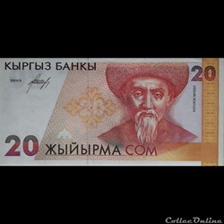 KIRGHIZISTAN - P 10 - 20 SOM - 1994