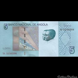 ANGOLA - P 151A - 5 KWANZAS - 2012