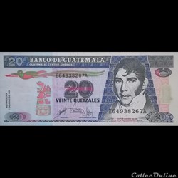 GUATEMALA - P 102 - 20 QUETZALES - 1999