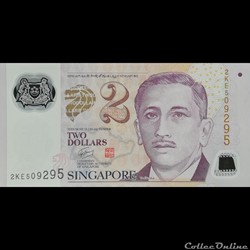 SINGAPOUR - P 46 - 2 DOLLARS - 2005