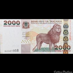TANZANIE - P 37 A - 2000 SHILINGI - 2003