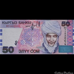 KIRGHIZISTAN - P 20 - 50 SOM - 2002