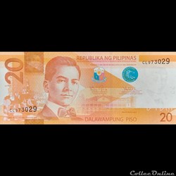 PHILIPPINES - P 206 E - 20 PISO - 2014