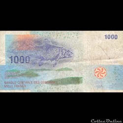 COMORES - P 16 B - 1.000 FRANCS - 2006