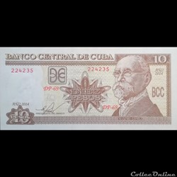 CUBA - P 117 P - 10 PESOS - 2014