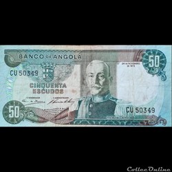 ANGOLA - P 100 - 50 ESCUDOS - 1972