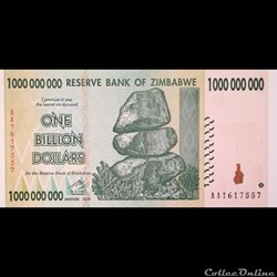 ZIMBABWE - P 83 - 1.000.000.000 DOLLARS - 2008